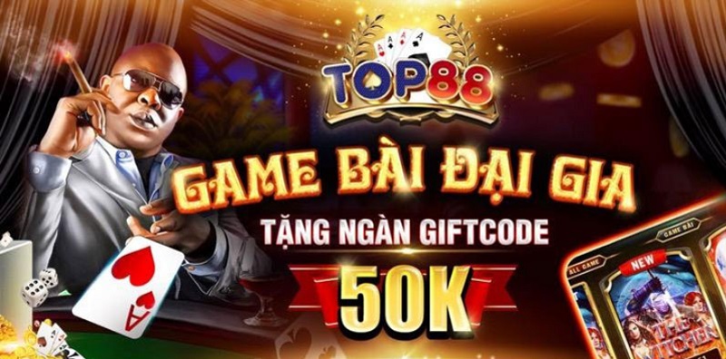 Thành viên mới nhận mã quà tặng khởi nghiệp 50K từ cổng game bài Top88